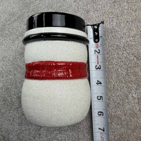 Bath & Body Works 2021 Glitter Happy Snowman Gentle Foaming Soap Holder - Picture 4 of 4